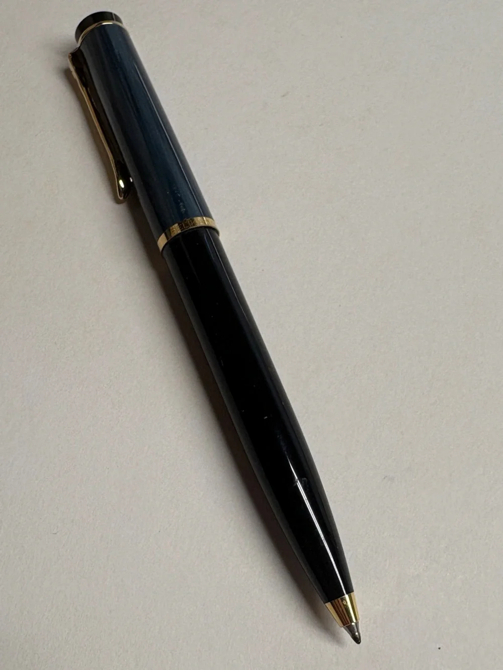 Vintage Pelikan Classic Blue Marbled Ballpoint Pen K200 Germany